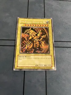 The Winged Dragon of Ra DOD-001 Prismatic Secret Rare Lightly Played See Photos - Image 2