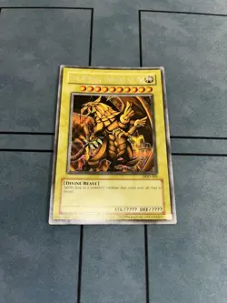 The Winged Dragon of Ra DOD-001 Prismatic Secret Rare Lightly Played See Photos - Image 3