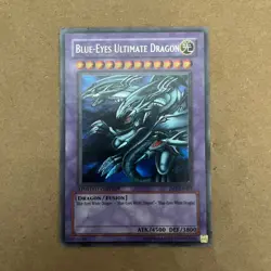 Yugioh Blue-Eyes Ultimate Dragon Secret Rare Foil Limited Edition JMP-EN005 - Image 1