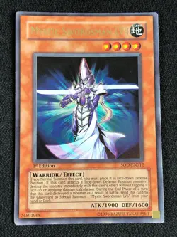 YUGIOH MYSTIC SWORDSMAN LV4 SOD-EN012 1ST ULTRA NM - Image 1