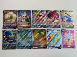 Pokemon Card Lot 10X Full Art V - Image 1