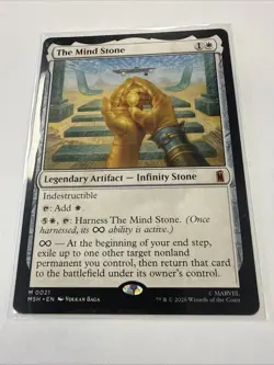 The Mind Stone 21 NM Marvel Super Heroes MTG X1 - Image 1
