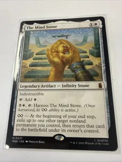 The Mind Stone 21 NM Marvel Super Heroes MTG X1 - Image 2
