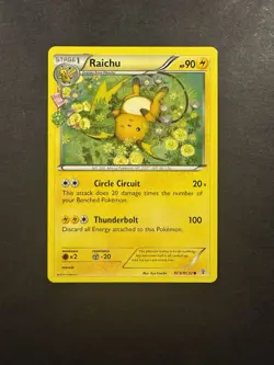 RADIANT COLLECTION Raichu RC9/RC32 MP - XY Generations Pokemon Card - - Image 1