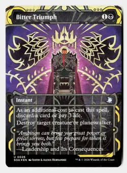 Bitter Triumph 26 Secrets of Strixhaven Magic: The Gathering Foil - Image 1
