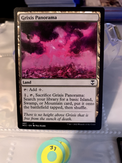 MTG Grixis Panorama (407/519) Streets of New Capenna Commander NM - Image 1