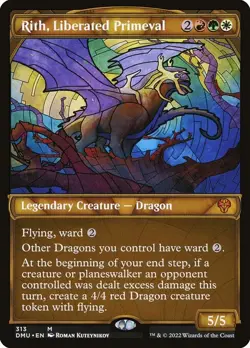 [MTG] Rith, Liberated PrimevaI (Showcase) (313) (DMU) NM - Image 1