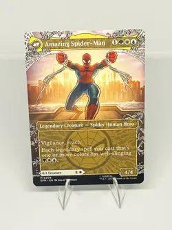 MTG Peter Parker // Amazing Spider-Man Borderless - Marvel's Spider-Man #208 - Image 2
