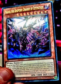 Yu-Gi-Oh! Ultimate Rare Style Veidos The Eruption Dragon of Extinction - Image 1