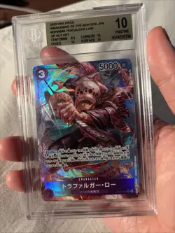 BGS 10 Trafalgar Law SR OP05-069 One Piece Japanese Pristine Alt Art - Image 1