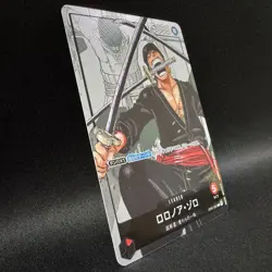 Roronoa Zoro OP01-001 L Parallel 25th Anniversary ONE PIECE Card Japanese NM - Image 3