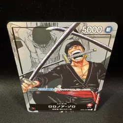 Roronoa Zoro OP01-001 L Parallel 25th Anniversary ONE PIECE Card Japanese NM - Image 4