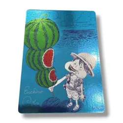 ONE PIECE Luffy Meta Kira Card Natsucomi 2026 Limited Shueisha Eiichiro Oda Rare - Image 1