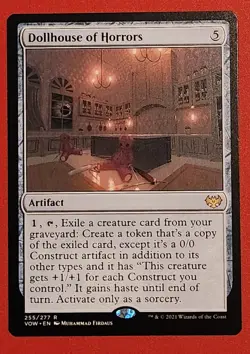 MTG Dollhouse of Horrors 255/277 Innistrad: Crimson Vow Regular Rare NM - Image 1