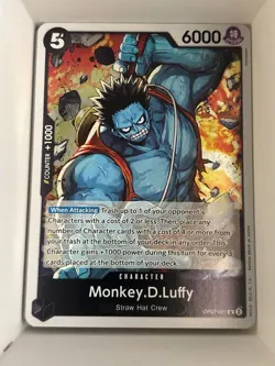 OP07-091 Monkey.D.Luffy English R One Piece TCG Card Game - Image 1