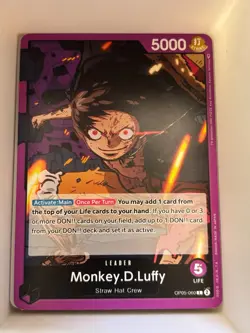 OP05-060 Monkey.D.Luffy English L One Piece TCG Card Game - Image 1