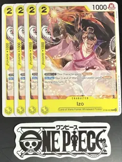 4x One Piece ST28-002 C Izo - English - Regular - Playset - TCG - NM/M - Image 1
