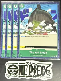4x One Piece OP06-041 C - The Ark Noah - EN - Regular - Playset - NM/M - Image 1