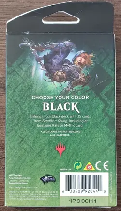 Magic The Gathering - Zendikar Rising Black Theme Booster - Brand New - Image 2