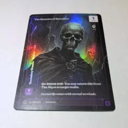 Wonders of the First Formless Foil Remains of Barnabus Alt Art 1st Edition Promo - Image 1