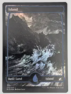 (Foil) Island () (0270) Innistrad: Midnight Hunt NM - Image 1