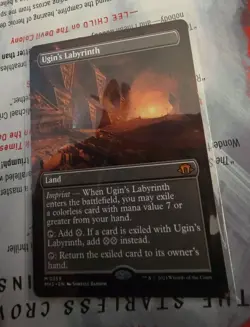 MTG - Ugin's Labyrinth Borderless - Modern Horizons 3 359 NM Mythic Rare Land - Image 1