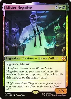 Mister Negative Foil Marvel's Spider-Man NM MTG - Image 1