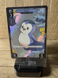 Vibes TCG Pengu Promo Holo Foil Card - Birb Pudgy Penguins 10/25 Sealed - Image 1