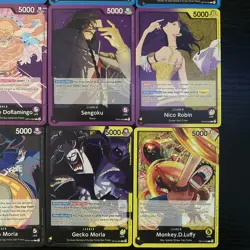 20 x One Piece TCG Leader cards - Monkey D Luffy, Boa Hancock, Sabo, Ace & more - Image 5