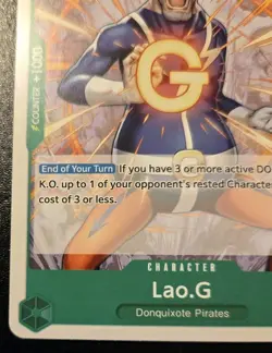 Lao.G OP04-034 Uncommon Kingdoms Of Intrigue One Piece Card Game - Image 4