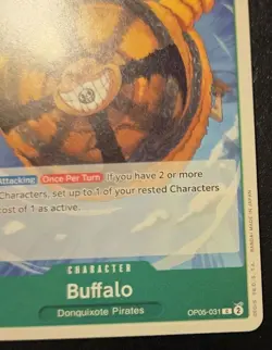 Buffalo OP05-031 Common Awakening Of The New Era One Piece Card Game - Image 5