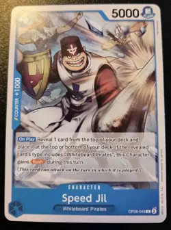 Speed Jil OP08-049 Common Two Legends One Piece Card Game - Image 1