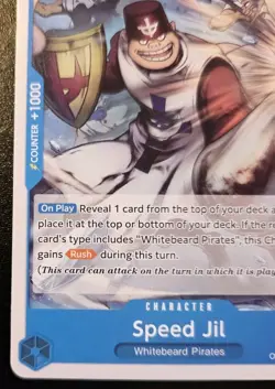 Speed Jil OP08-049 Common Two Legends One Piece Card Game - Image 4