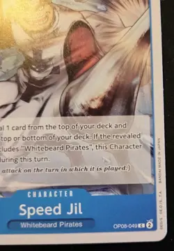 Speed Jil OP08-049 Common Two Legends One Piece Card Game - Image 5