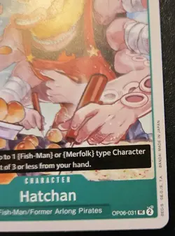 Hatchan OP06-031 Uncommon Wings Of The Captain One Piece Card Game - Image 5
