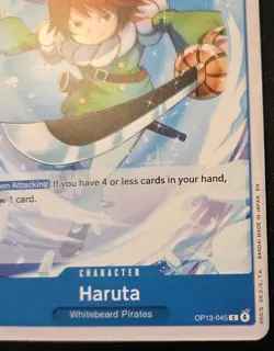Haruta OP13-045 Common Carrying On His Will One Piece Card Game - Image 5