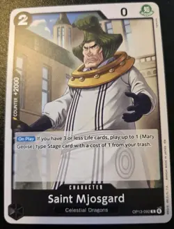 Saint Mjosgard OP13-092 Common Carrying On His Will One Piece Card Game - Image 1