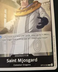 Saint Mjosgard OP13-092 Common Carrying On His Will One Piece Card Game - Image 5