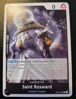 Saint Rosward OP13-095 Common Carrying On His Will One Piece Card Game - Image 1