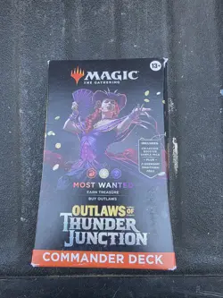 MTG Magic The Gathering Outlaws of Thunder Junction Commander Deck Most Wanted - Image 1