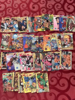 Street Fighter II Turbo Carddass 36 BANDAI 1993 Vintage Ryu Ken Chun-Li Card Lot - Image 1