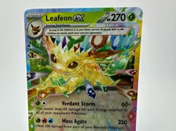 Leafeon ex 006/131 Prismatic Evolutions Double Rare Pokemon Card - Image 2