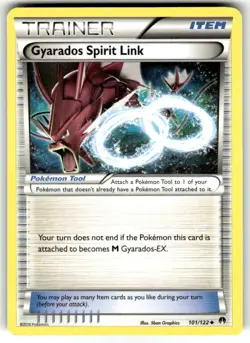 Gyarados Spirit Link 101/122 Uncommon XY - BREAKpoint NM Pokemon Card - Image 1