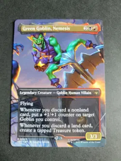 Green Goblin, Nemesis (Borderless) Rare MTG Spider-Man Eternal - Image 1
