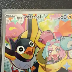 Ionos Wattrel 231/217 Ascended Heroes Illustration Rare Pokemon Card - Image 3