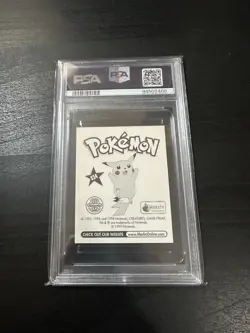 1999 Merlin Pokemon Album Pokeball - Prism #S24 PSA 9 Mint Vintage Sticker - Image 2