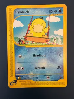 Pokemon AQUAPOLIS - #104/147 Psyduck - Nonholo - ENG - LP to Exc - Image 1