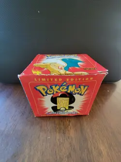 1999 Pokemon Charizard 23K Gold Plated Card & Pokeball SEALED - Image 1