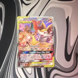 Charizard & Braixen GX TAG TEAM Holo Promo SM230 SM EN Pokemon Card 270 HP - Image 3