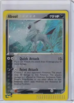 Pokemon Absol EX Team Magma vs Team Aqua Rare Holo 70 HP 96/95 English - Image 1